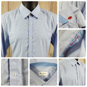 Robert Graham Men's 17 43 Flip Cuff Dress Shirt